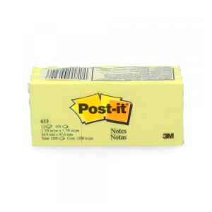 Post-It 3M 653 Amarillo 100hj 12un