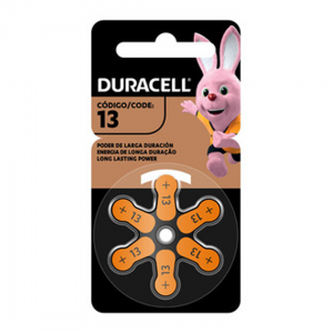 Pila Duracell Auditiva 13 Blister 6un