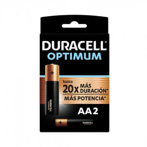 PIla Duracell AA Optimum 2un