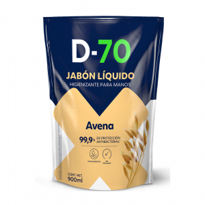 Jabón Líquido D-70 Avena Doypack 900ml