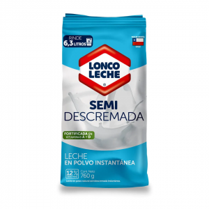 Leche en Polvo Loncoleche Semidescremada 760gr