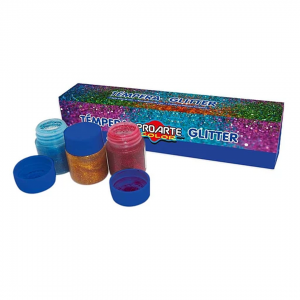 Tempera Proarte Glitter 6 Colores 15ml